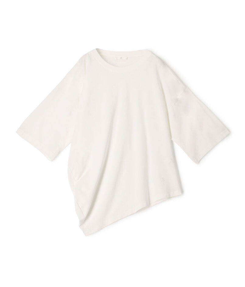TOMORROWLAND .B コットンテンセル アシンメトリックTシャツ
