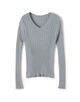 ドメスティックスパンシルク Vネックプルオーバー
