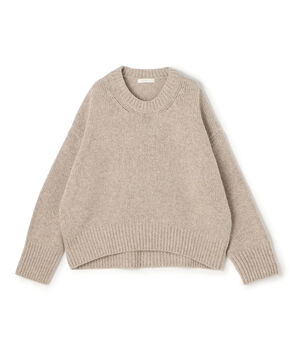 ファインウール クルーネックプルオーバー