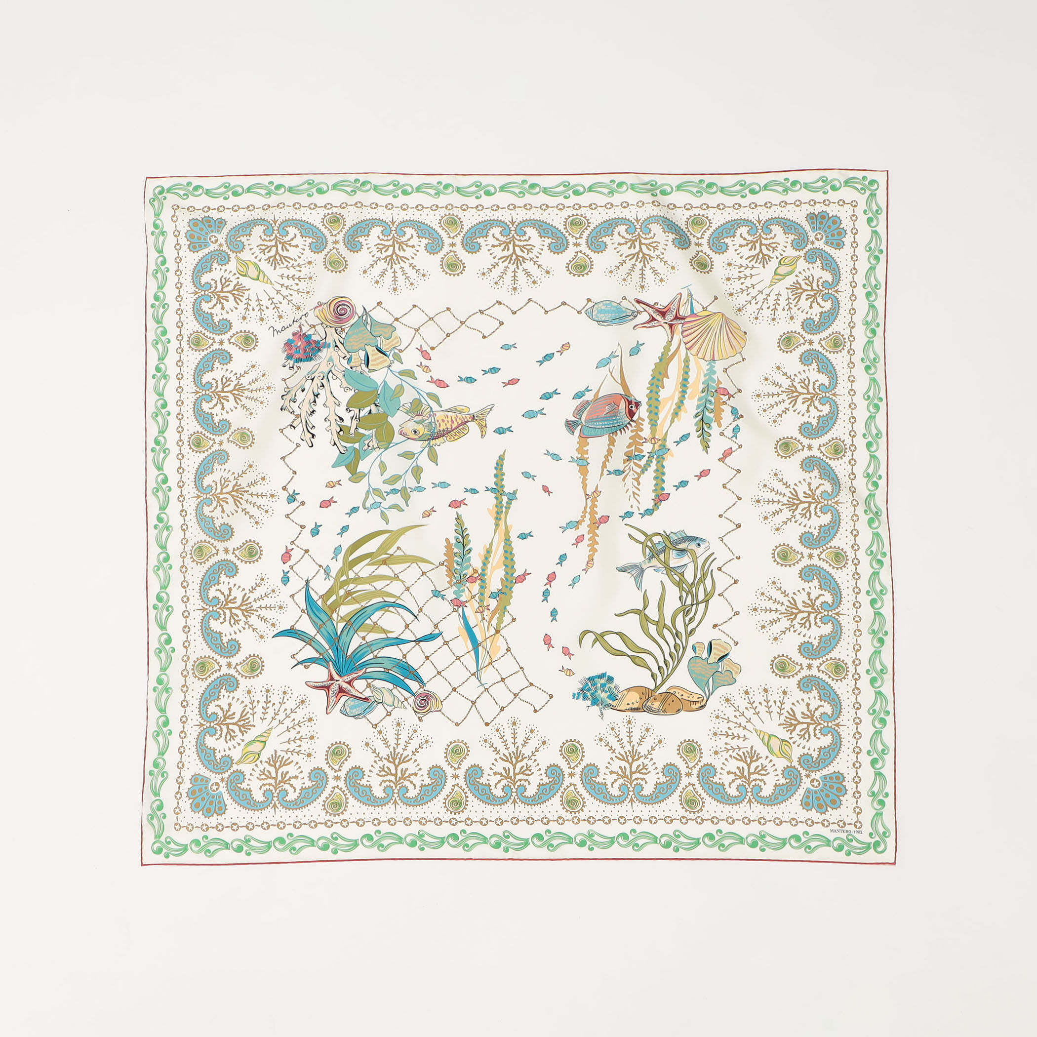 MANTERO 1902 CORAL GARDEN シルクスカーフ｜トゥモローランド 公式サイト