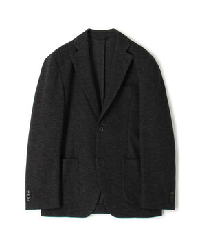 ウールコットン ダブルジャガード シングルブレステッド2Bジャケット