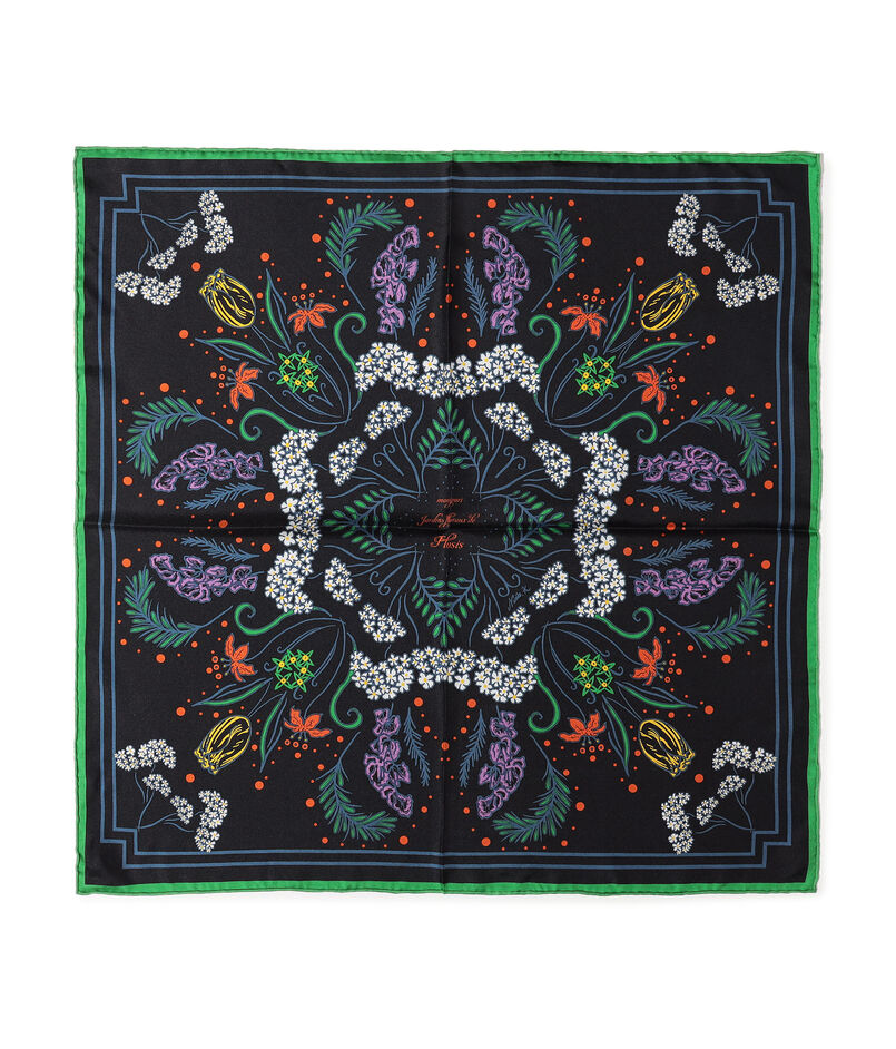 manipuri FLOWER シルクスカーフ