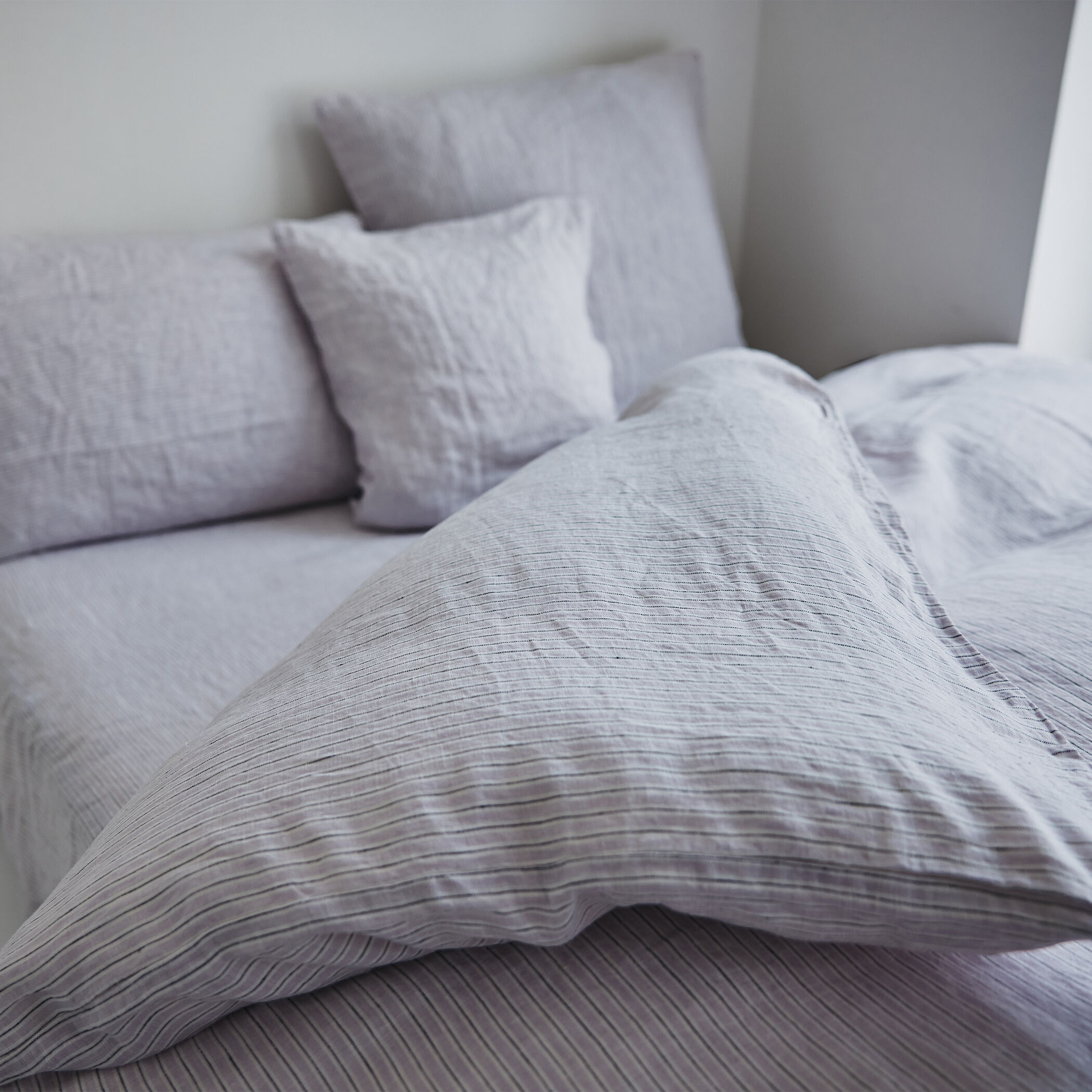 ストライプリネン 掛布団カバー（シングル）｜トゥモローランド 公式通販