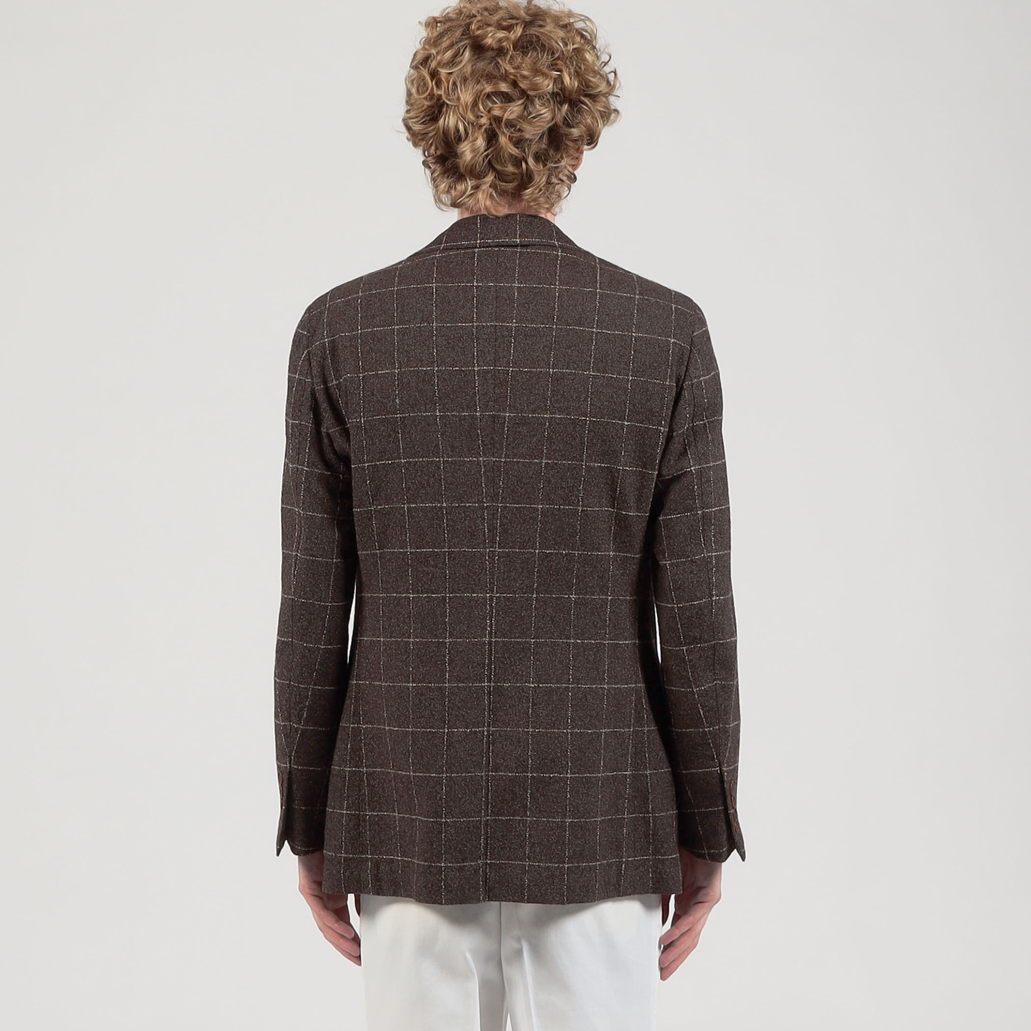 ウールシルクナイロン シングルブレステッド 2Bジャケット BOTTO