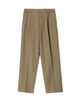 CABaN ウールギャバジン 1タックテーパードパンツ