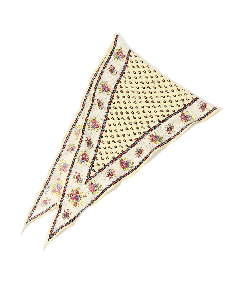 SOULEIAO シルクプリント スカーフ