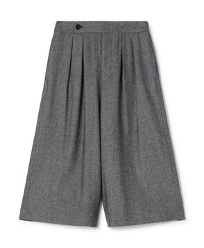 グリジオコットーネ クロップドワイドパンツ
