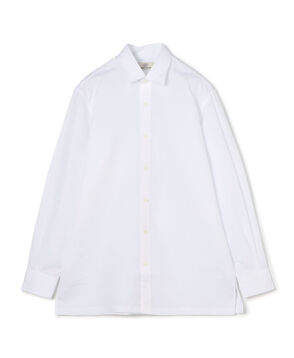 コットンリネン ショートポインテッドレギュラーカラーシャツ DJA