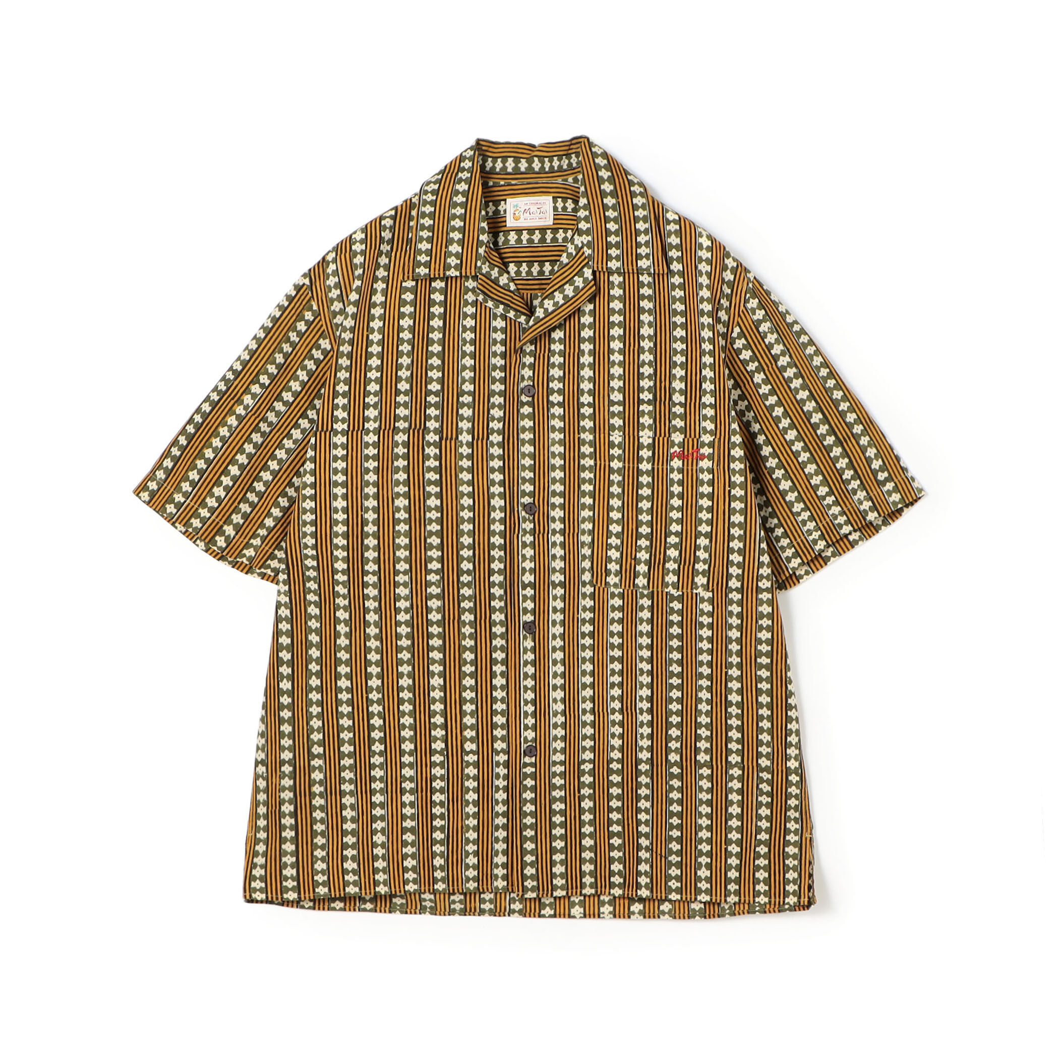 Mai Tai ブロックプリント 開襟シャツ｜トゥモローランド 公式通販