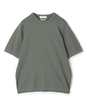TOMORROWLAND tricot シーアイランドコットン ハーフスリーブクルーネックニット