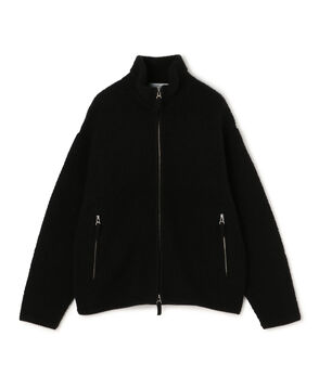 TOMORROWLAND Tricot ウールカシミヤ パイルニット ジップアップブルゾン