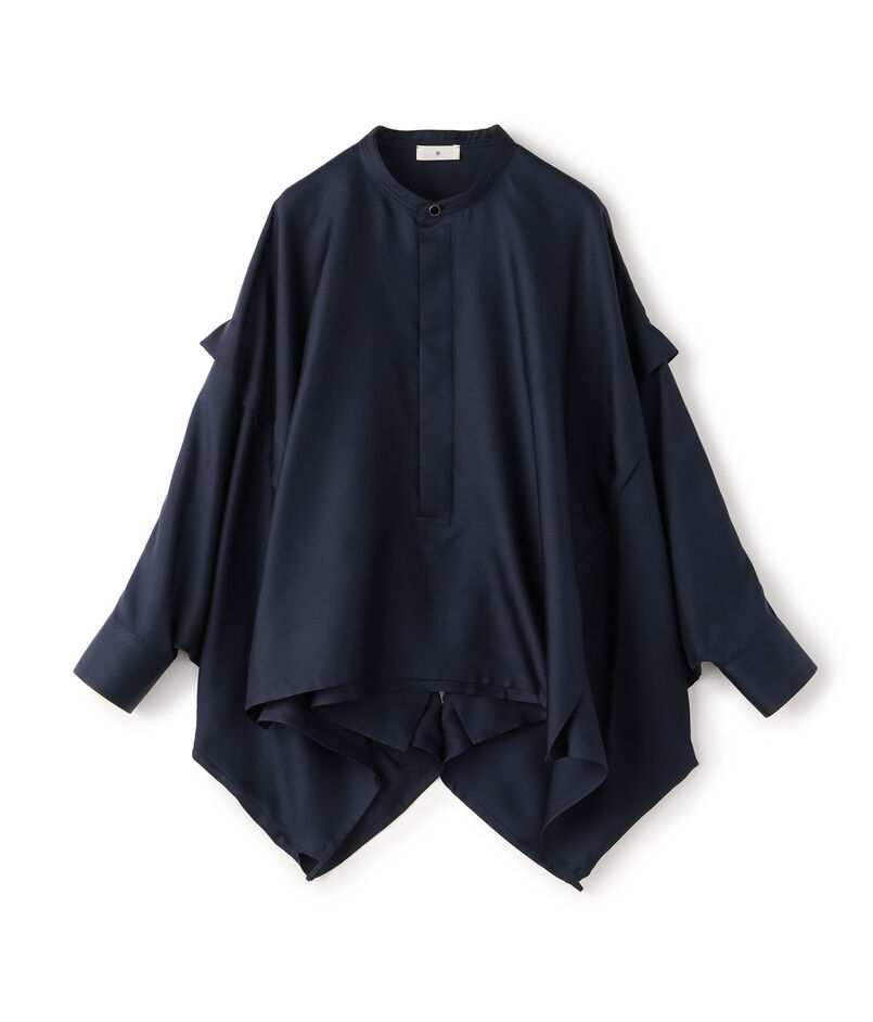 シルクツイル タックシャツ