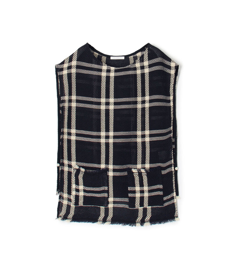 ラッセルコットン フロントポケットベスト