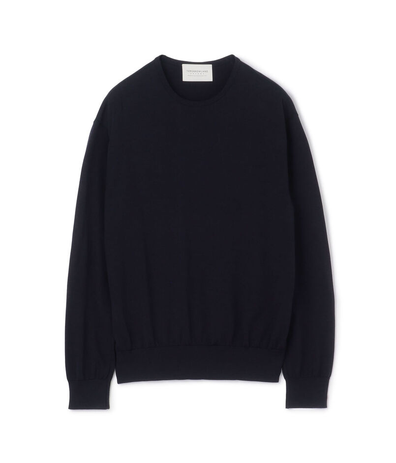 TOMORROWLAND tricot  シルク クルーネックプルオーバー