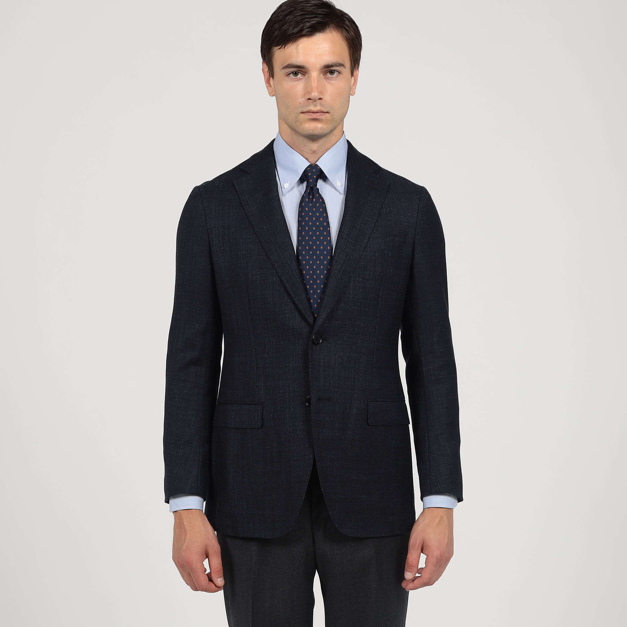 Loro Piana カシミヤ＆シルク アンサンブルセット ライムグリーン 42 ウールシルク シングルブレステッド 2Bジャケット SILK AIR LORO PIANA