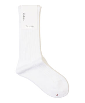 ■【別注】babaco×Edition Egyptian Cotton Ribbed ソックス