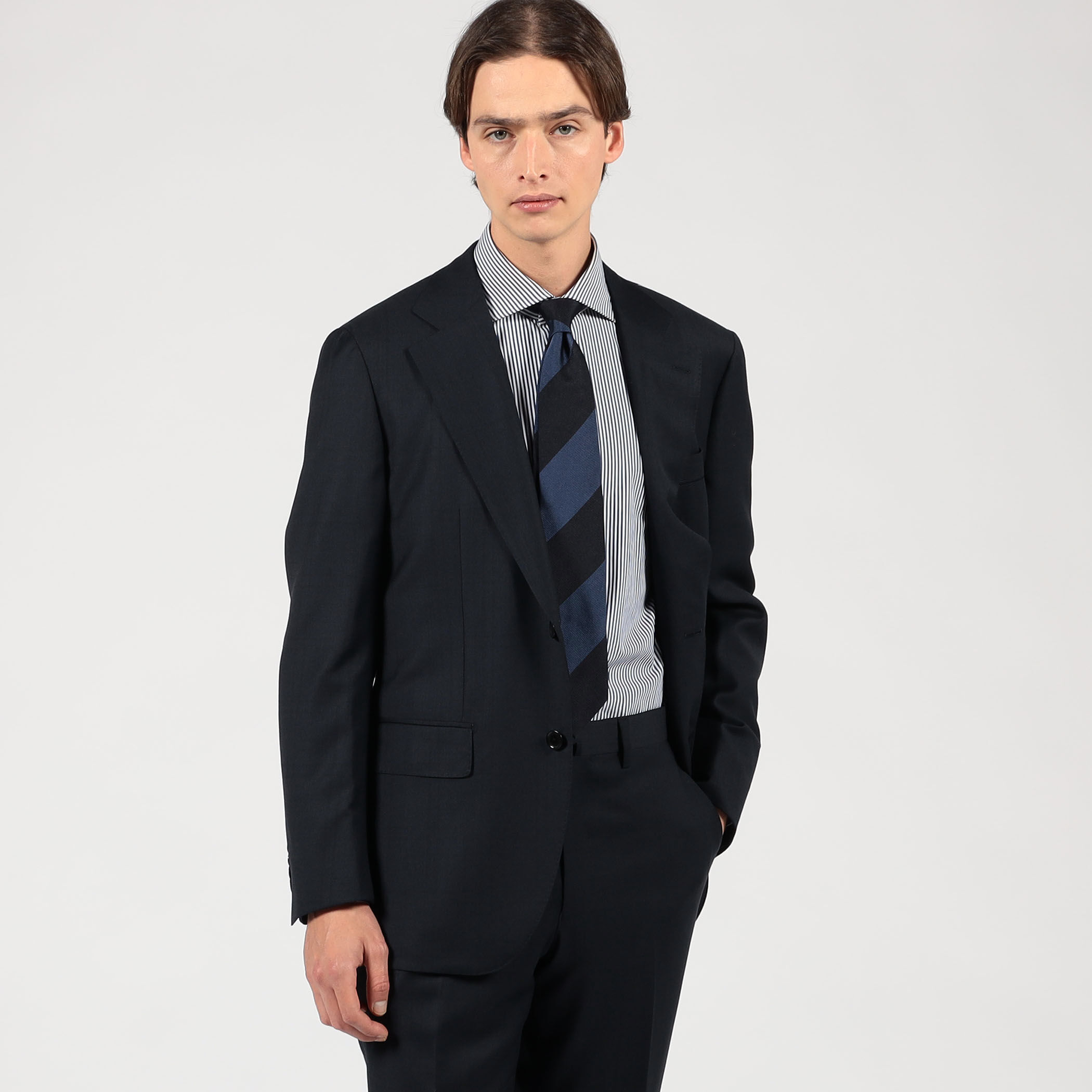 ウール シングルブレステッド 2Bスーツ TROFEO E.Zegna