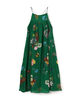 シルク BOUQUETプリント キャミソールワンピース