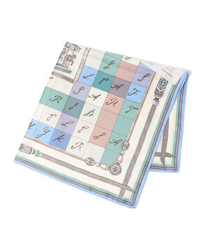 MANIPURI CROSSWORD シルクスカーフ