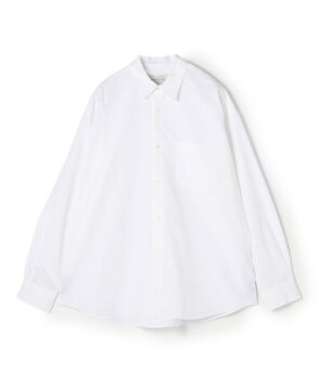 【店舗限定】コットンポプリン レギュラーカラーロングスリーブシャツ