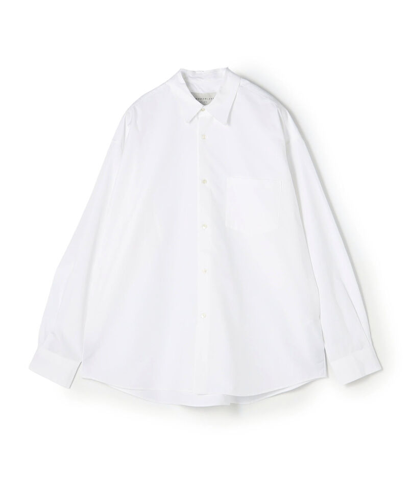 【店舗限定】コットンポプリン レギュラーカラーロングスリーブシャツ