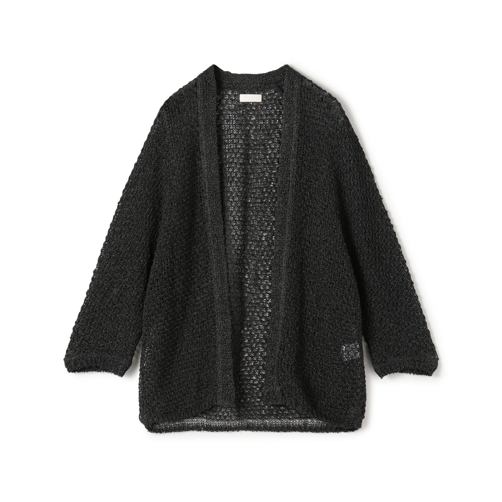 BALLSEY カーディガン ブラック Ballsey（ボールジィ） カーディガン コットンポリエステルダブル