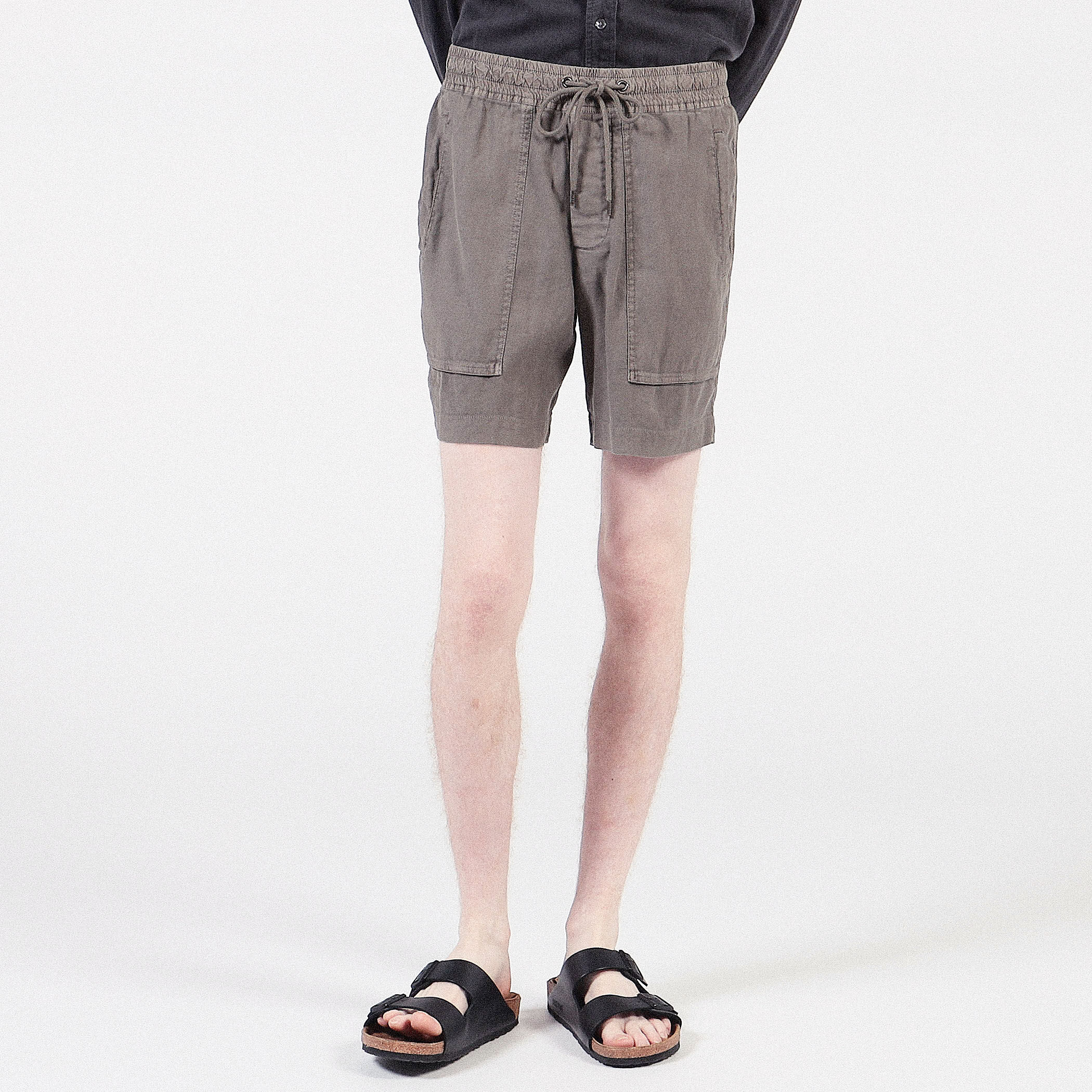 リネンコットン パッチポケットショーツ MLCO4256｜トゥモローランド