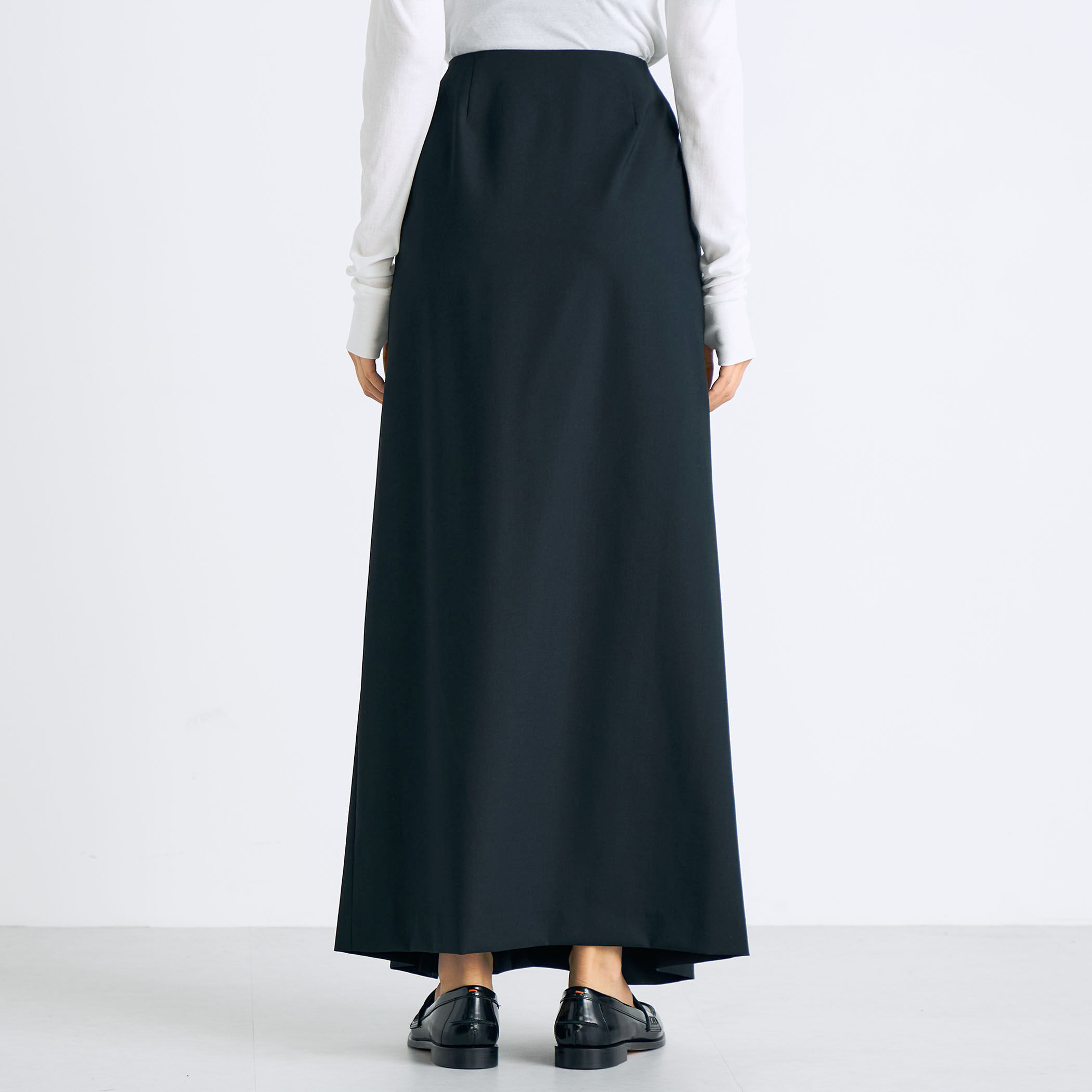 ■美品 EDITION ウールトロピカル ラップロングスカート トゥモローランド □美品 EDITION ウールトロピカル ラップロングスカート