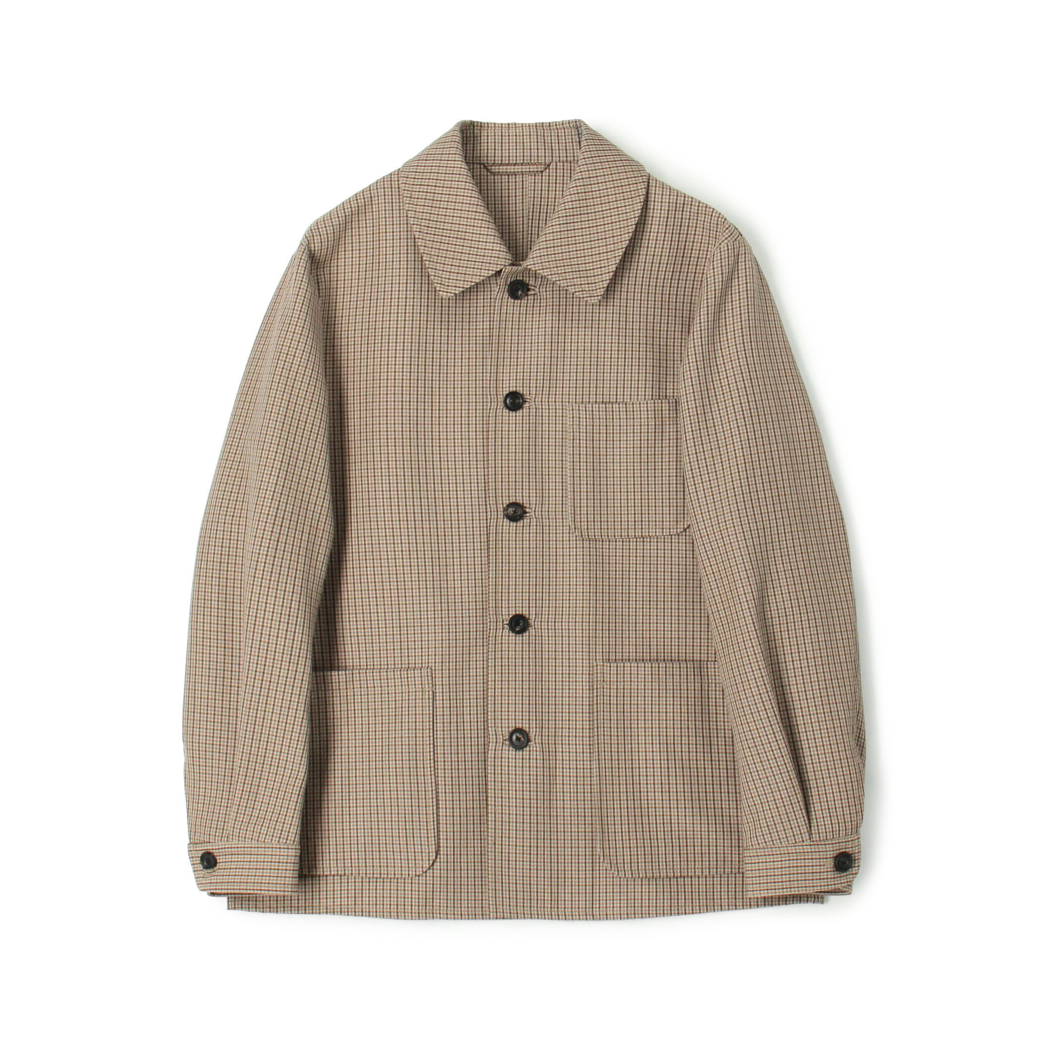 □ウールコットンギャバジン チョアジャケット TRENCH