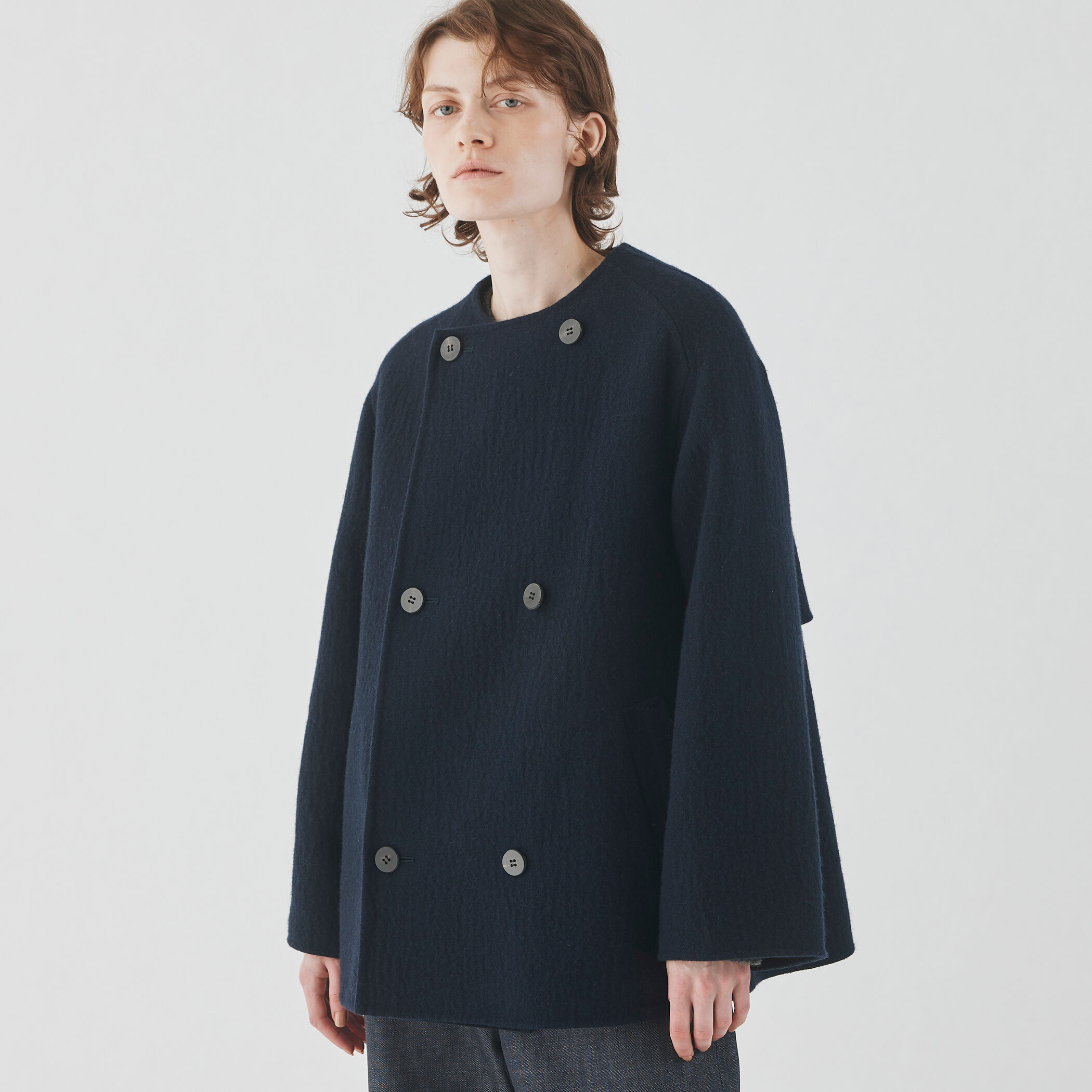 ジ*ン様 ダブルトレンチショートコート poloRalph Lauren vin Polo Ralph Lauren ダブルブレスト トレンチコート | ニュートラル