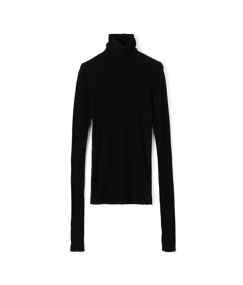 ●コットンフライスハイネックプルオーバー