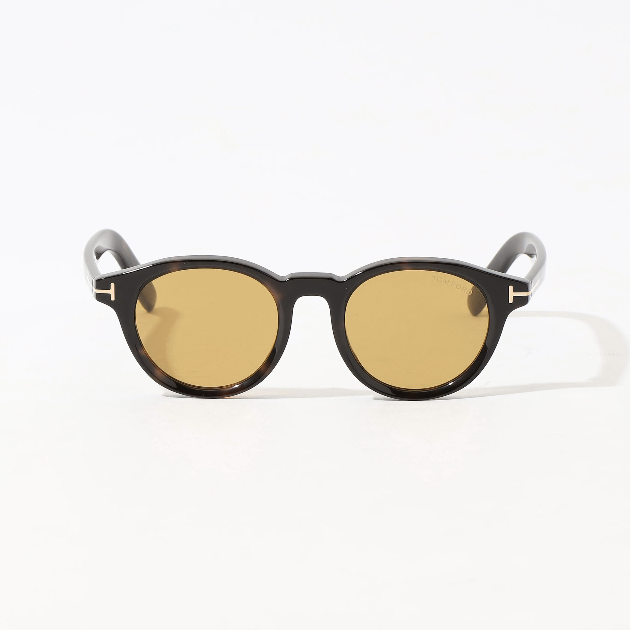 TOM FORD ラウンド サングラス ブラウン TOM FORD◇ラウンド オーバーサイズ ブラウン サングラス (TOM