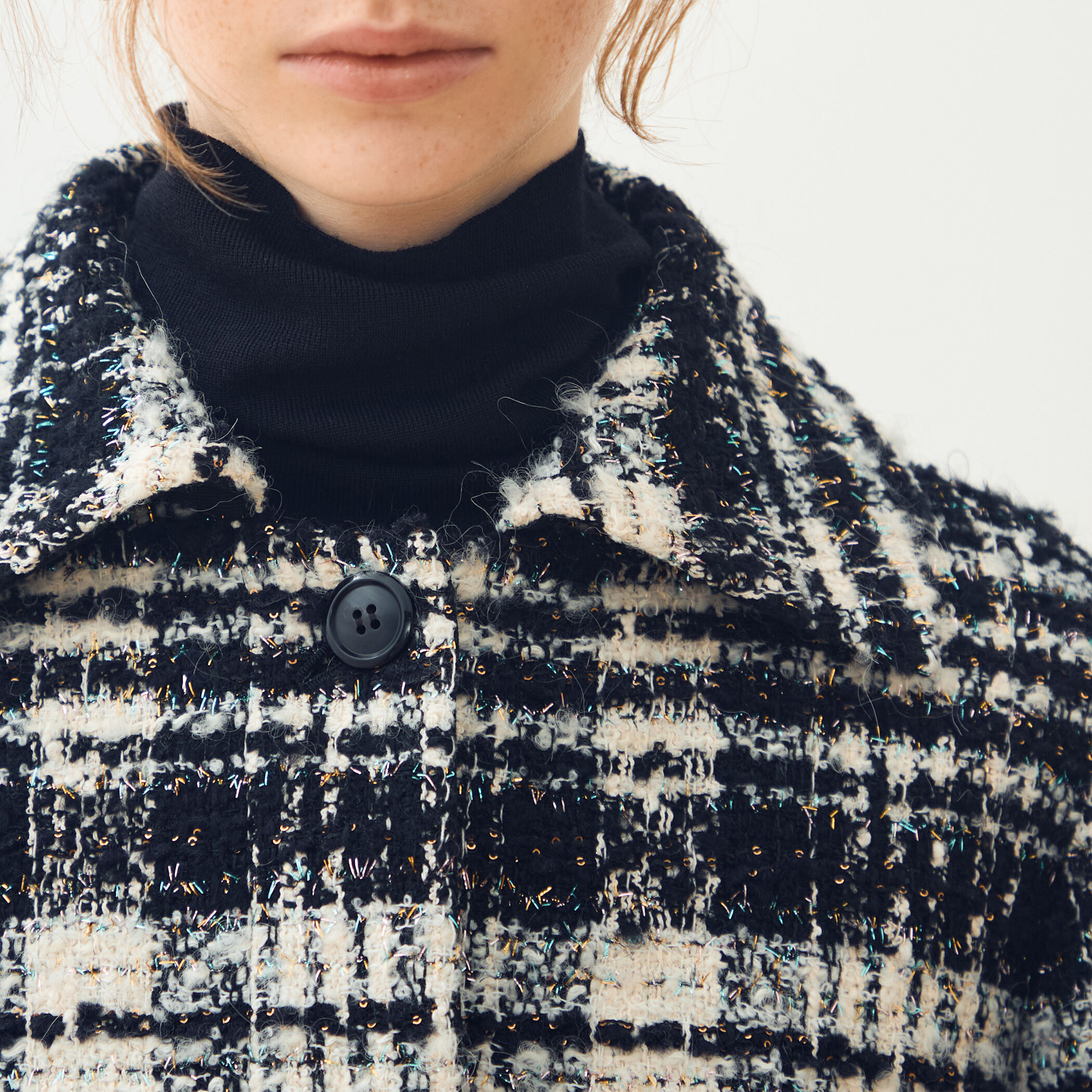 オーロラグレンチェック Aラインコート｜トゥモローランド 公式通販