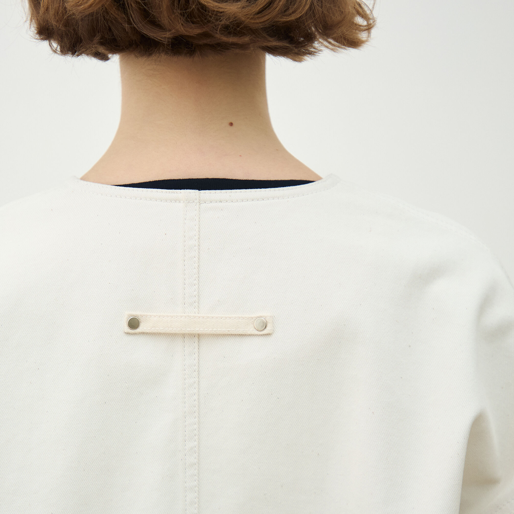 ピグメントドリルクロス クルーネックジャケット｜トゥモローランド