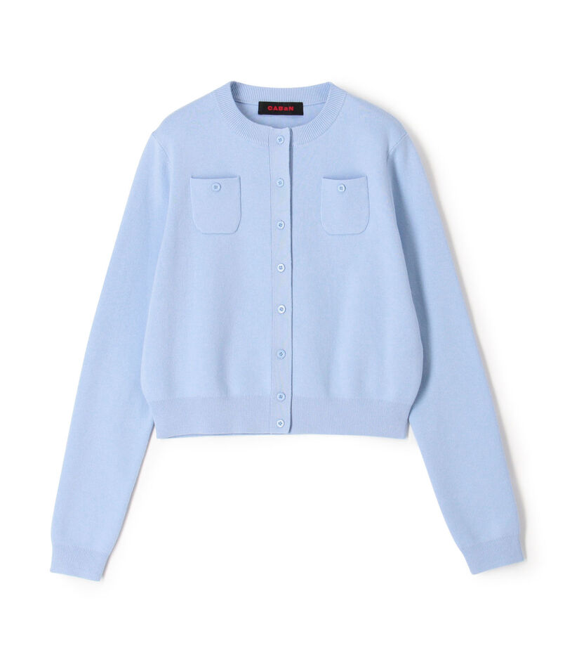 CABaN コットンカシミヤ クルーネックカーディガン｜トゥモローランド  