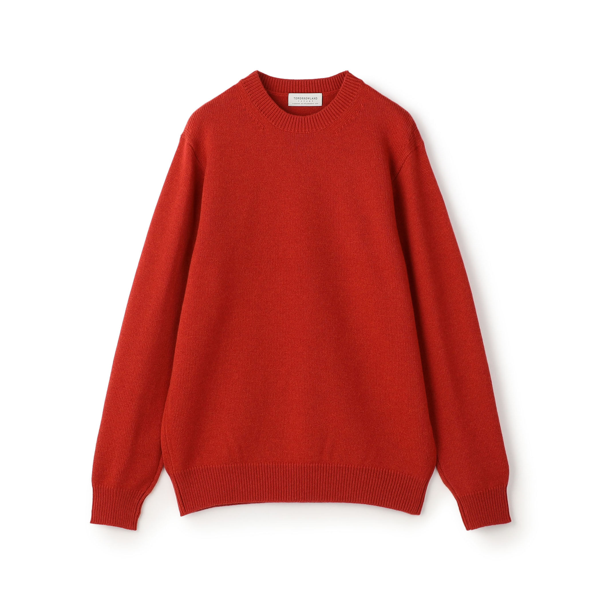 WEB先行予約】TOMORROWLAND tricot ラムズウール クルーネックニット