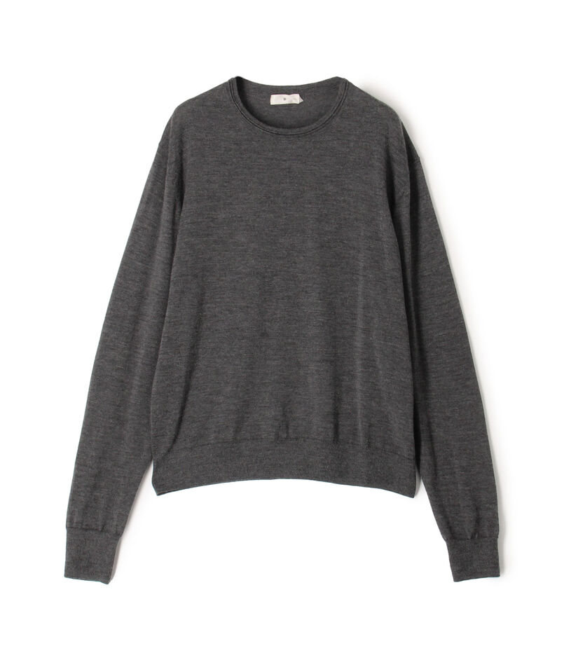 カシミヤシルク クルーネックプルオーバー