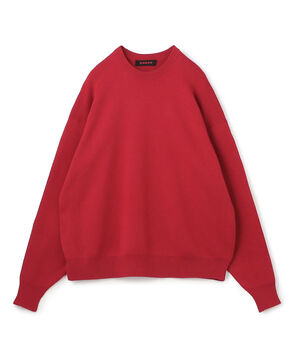 コットンカシミヤ クルーネックプルオーバー