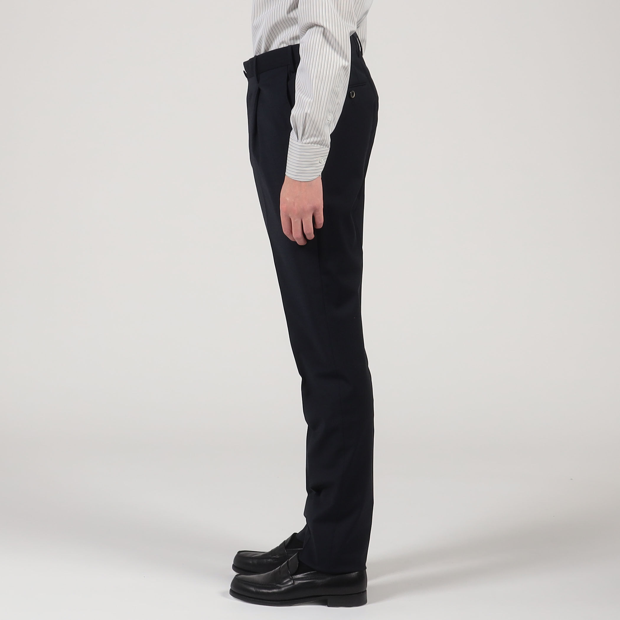 PT TORINO GENTLEMAN FIT 1プリーツスリムスラックス｜トゥモローランド 公式通販