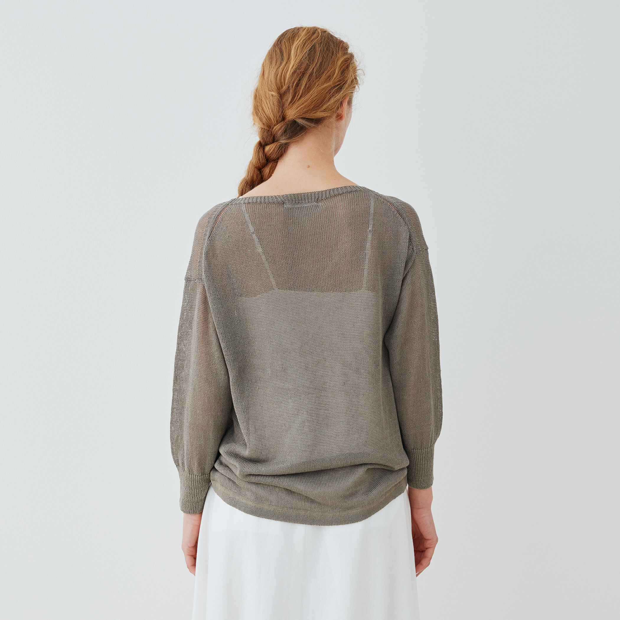 リネンコード ボートネック プルオーバーニット｜トゥモローランド