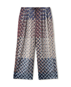 プリズムプリント タックドロストパンツ