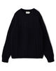 INVERALLAN ウールケーブル クルーネックプルオーバーニット