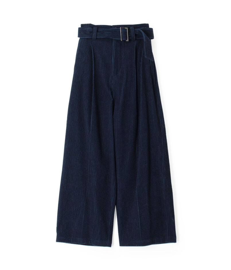 TELMA CORDUROY WIDE PANTS ワイドパンツ