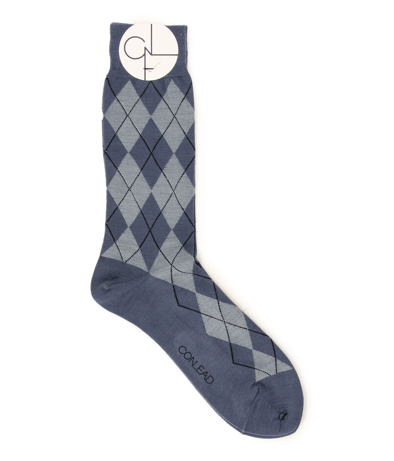 CONLEAD Argyle wool short ソックス