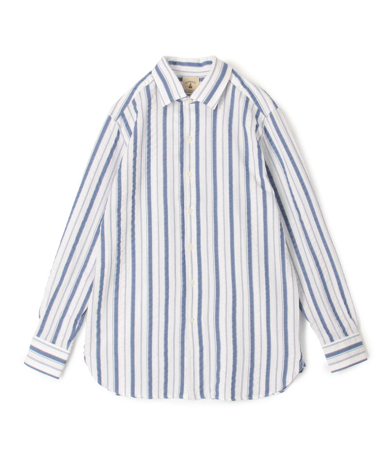 【別注】GUY ROVER コットンドビー ワンピースカラー ロングスリーブシャツ