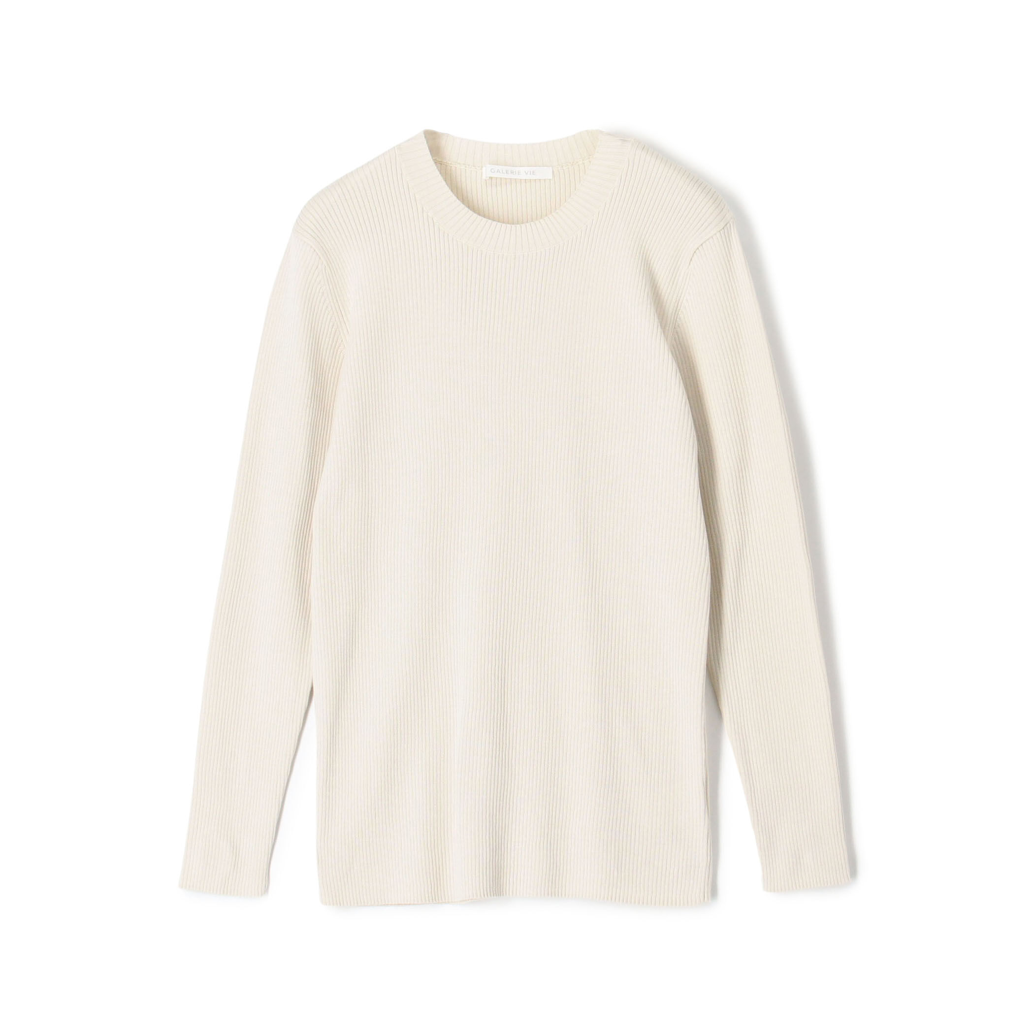 ギザコットンリブ クルーネックプルオーバー｜トゥモローランド 公式通販