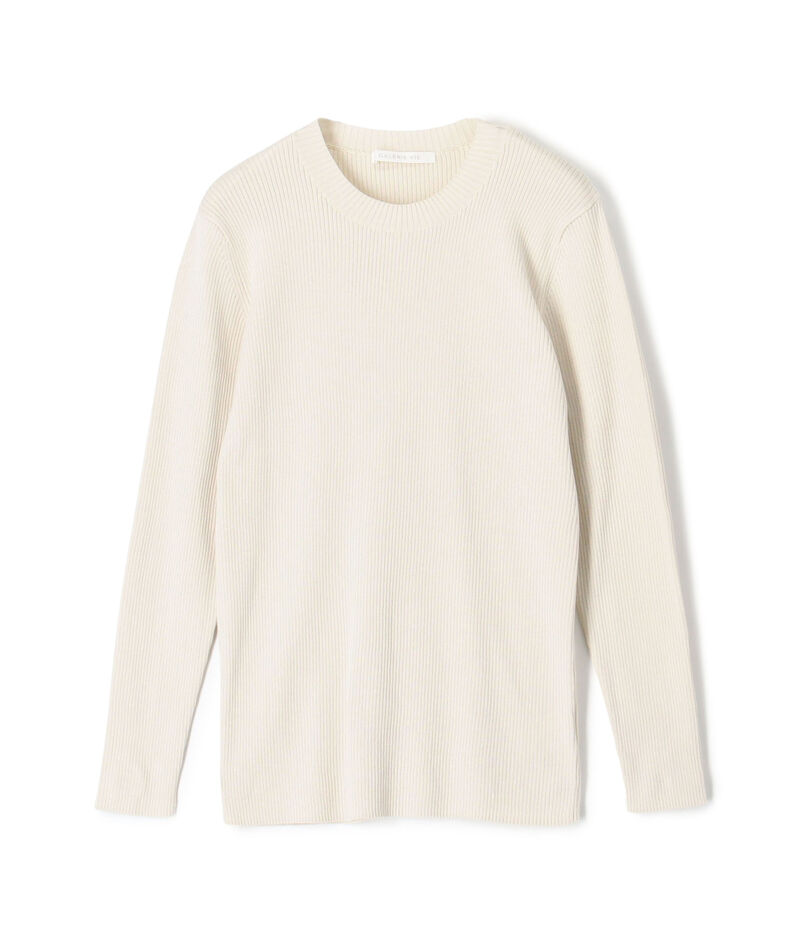 ギザコットンリブ クルーネックプルオーバー