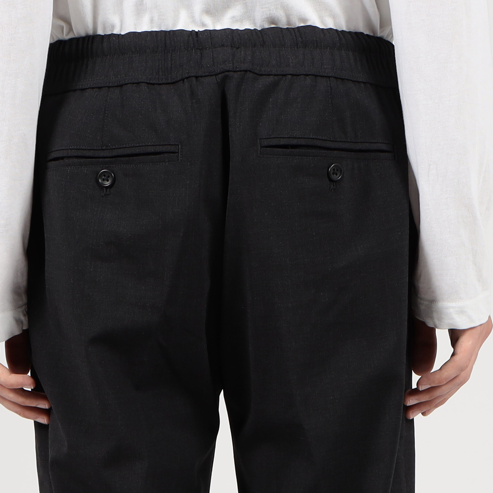 ストレッチウール ドローストリングパンツ MYDW1391｜トゥモローランド