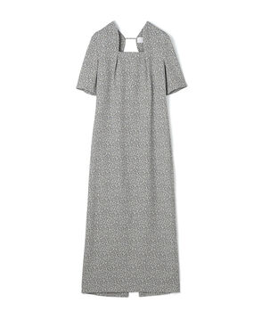 Mame Kurogouchi Floral Jacquard Square Neck Dress ジャカードワンピース