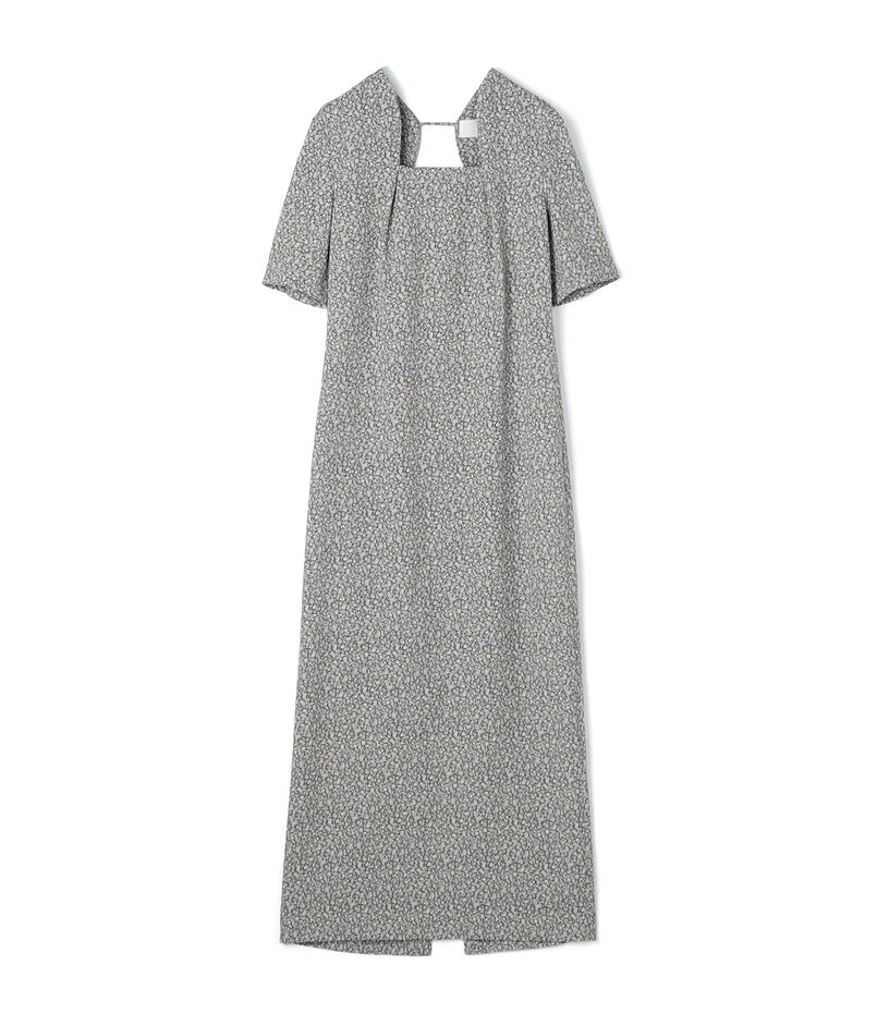 Mame Kurogouchi Floral Jacquard Square Neck Dress ジャカードワンピース